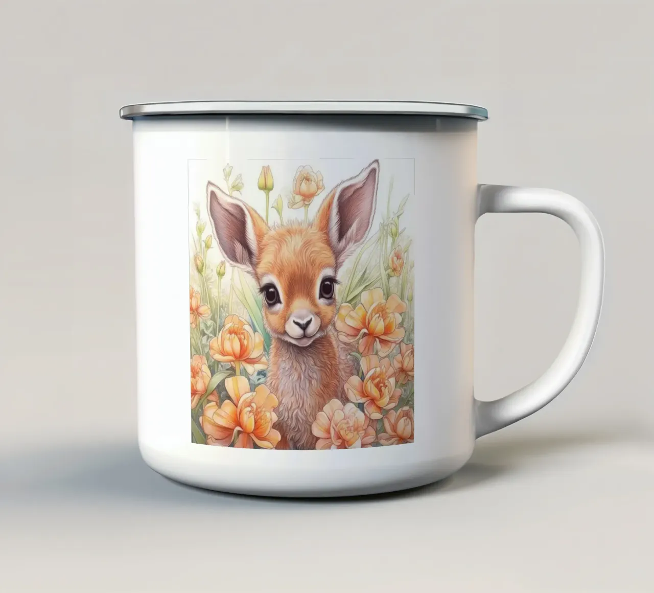 Cerbiatto tazza in smalto da Happy Littles