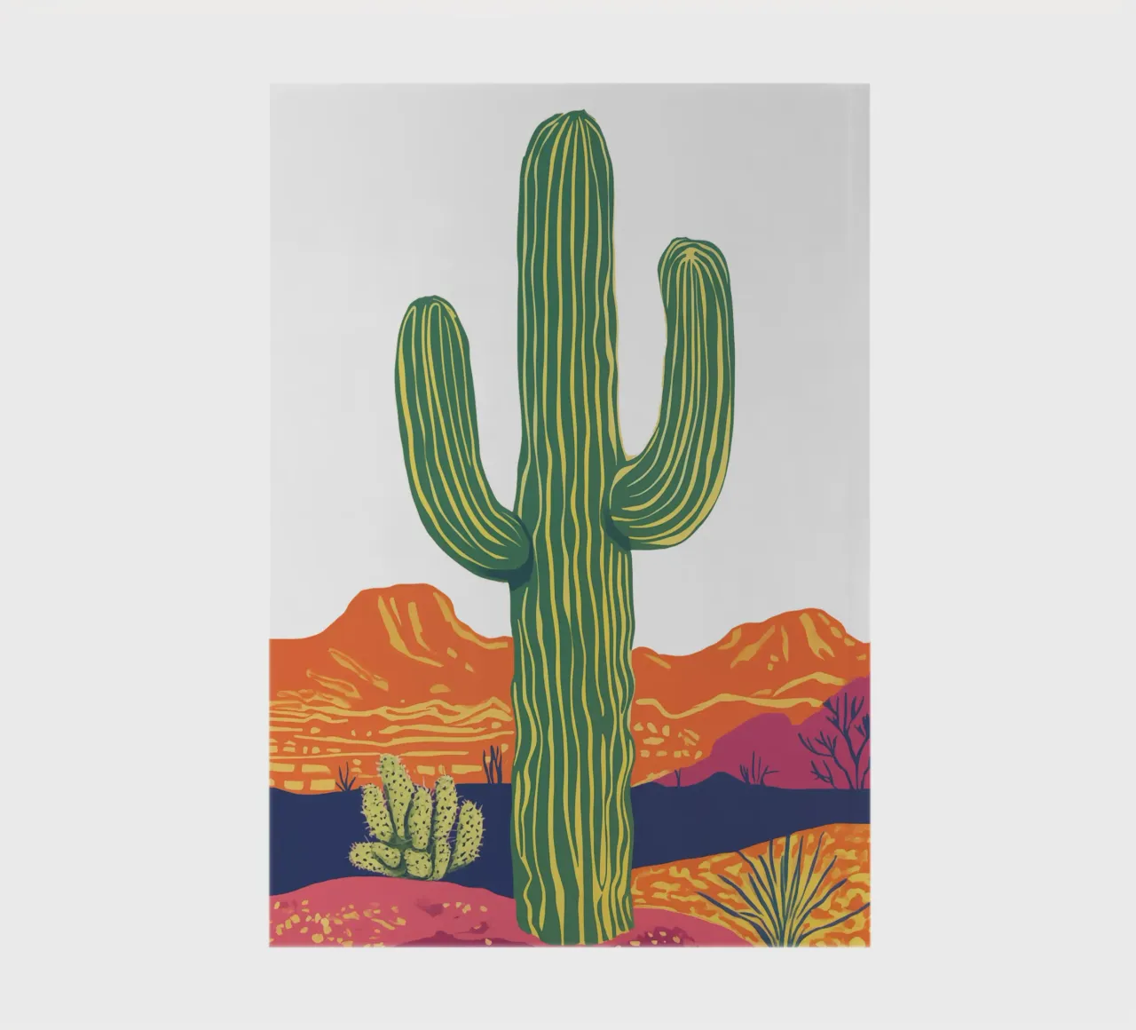 Decorative cactus notebook by Autofocus