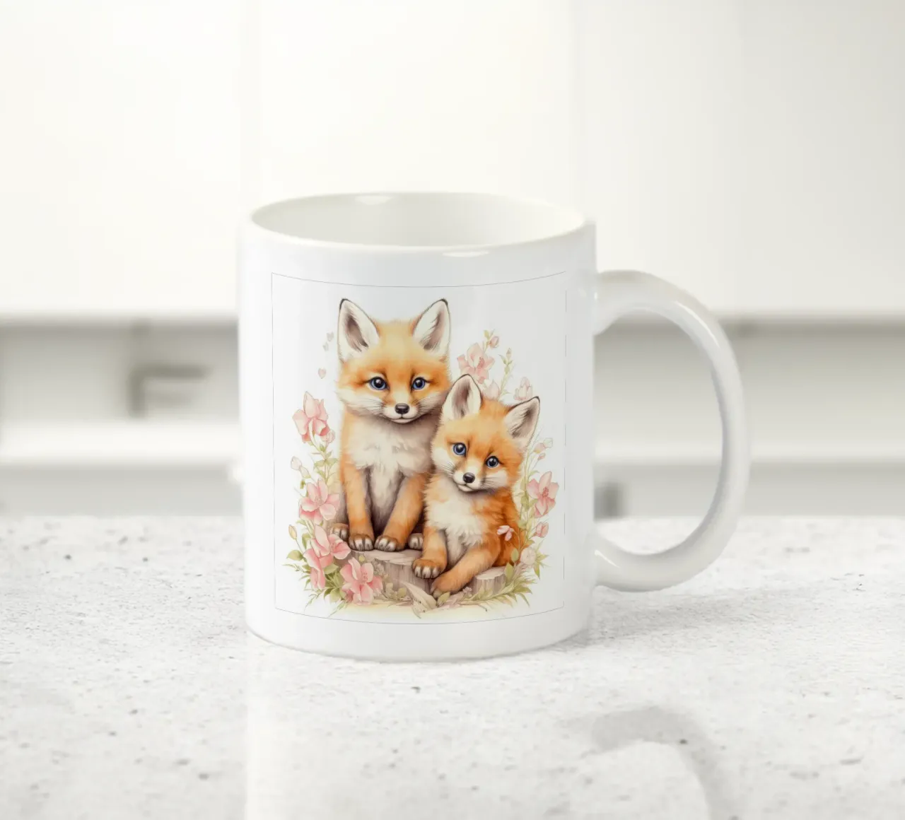 Piccole volpi tazza in ceramica da Happy Littles