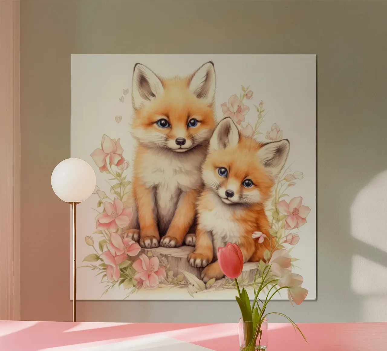 Piccole volpi carta hahnemühle da Happy Littles