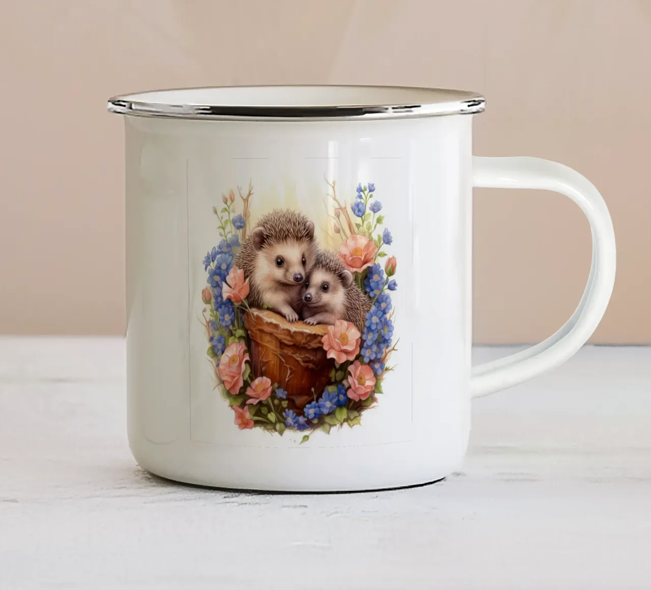 Piccoli ricci tazza in smalto da Happy Littles