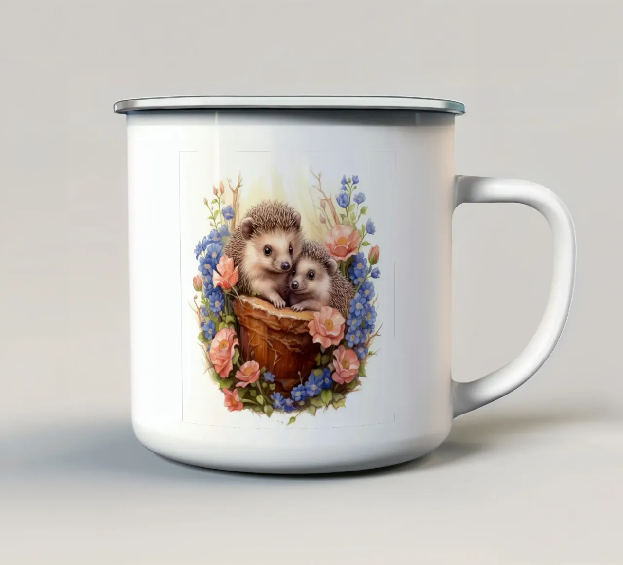 Piccoli ricci tazza in smalto da Happy Littles