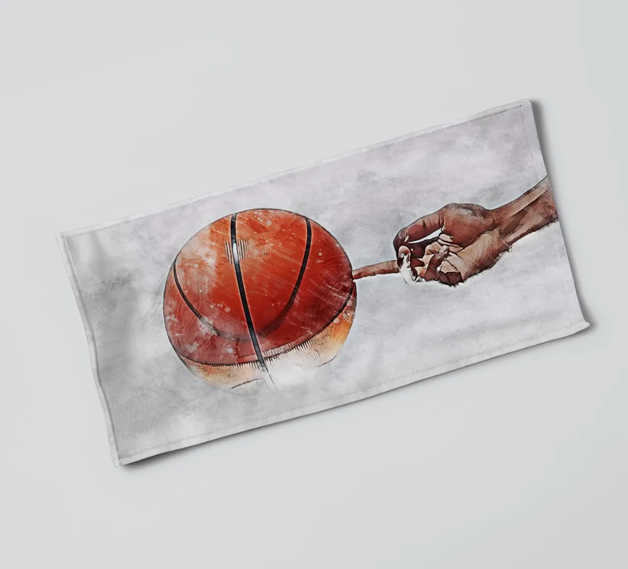 Basketball - ball 2 towel by Mateo