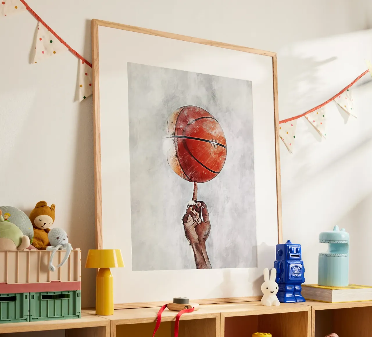 Pallacanestro - palla 2 carta hahnemühle da Mateo