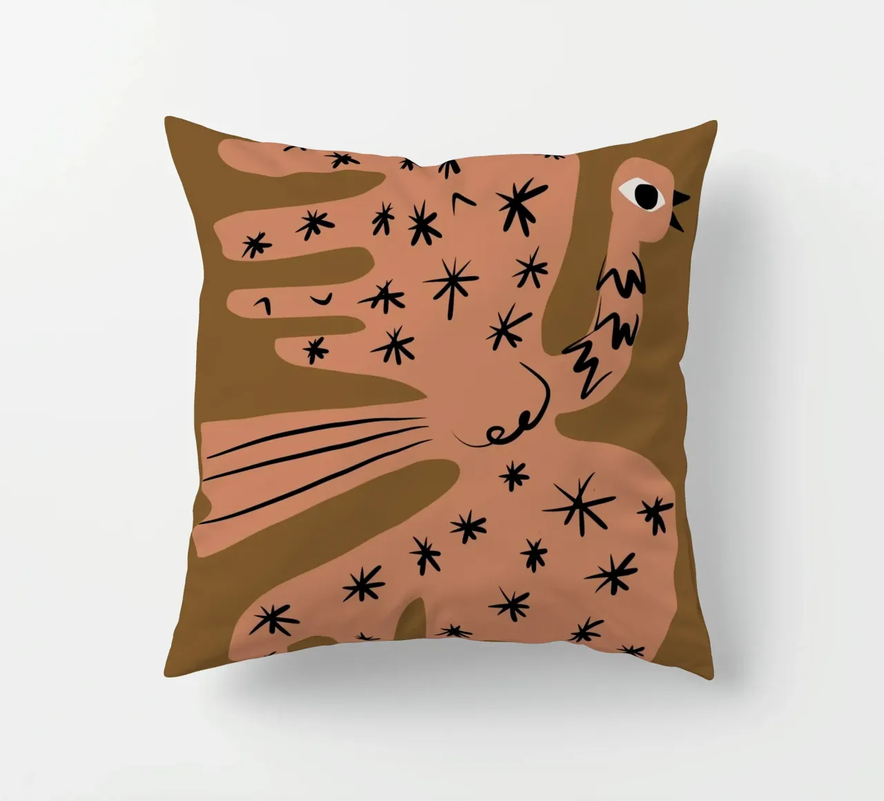 Uccello eclettico cuscino da Little Dean