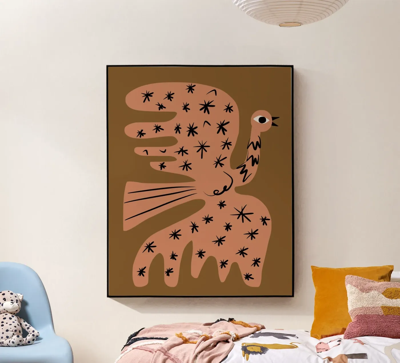 Uccello eclettico plexiglass da Little Dean