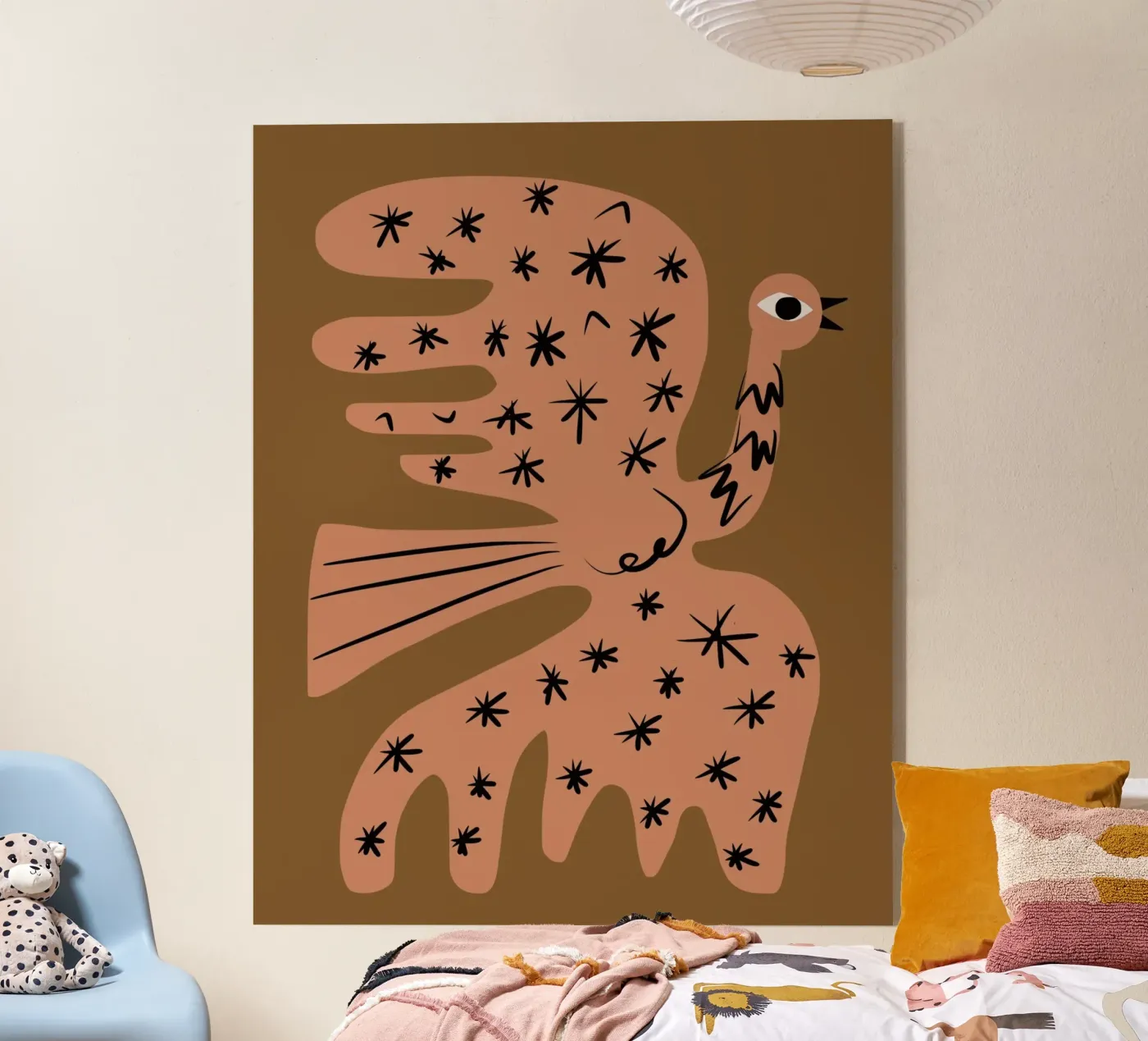 Uccello eclettico plexiglass da Little Dean