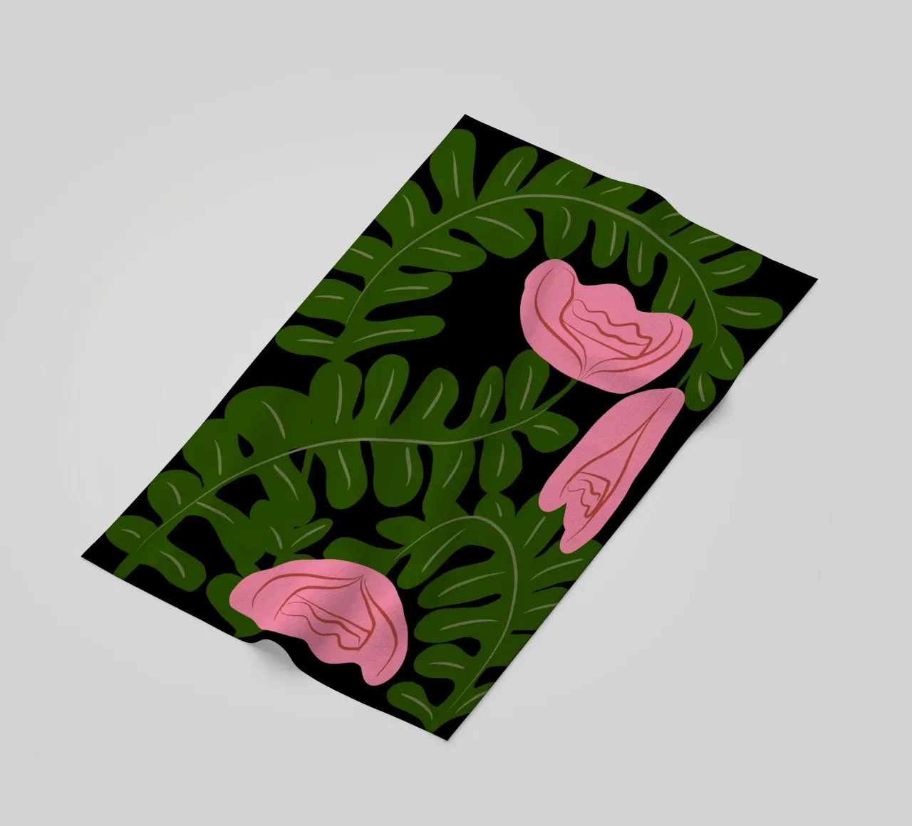 Letto a rose telo mare da Little Dean