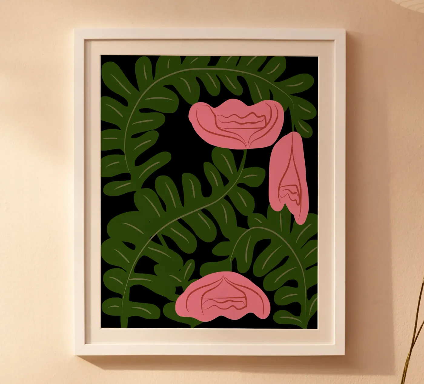 Rose bed poster van Little Dean