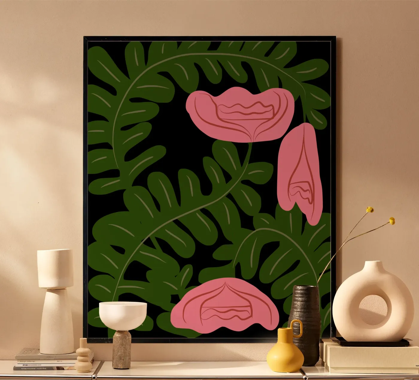 Rose bed poster van Little Dean