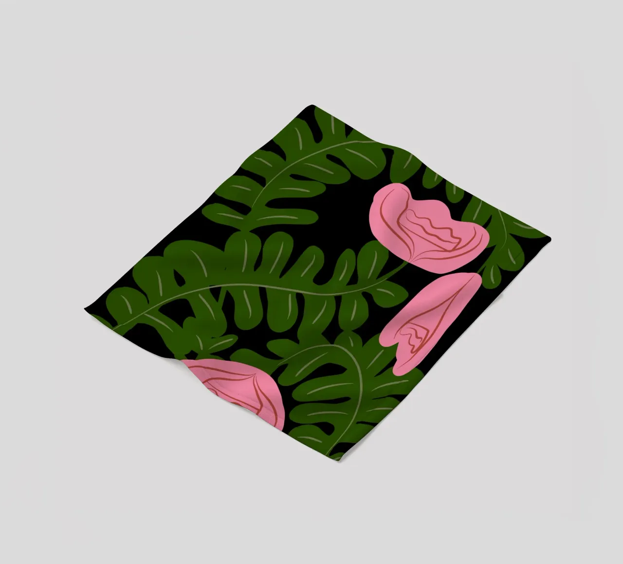 Rozenbed fleecedeken van Little Dean