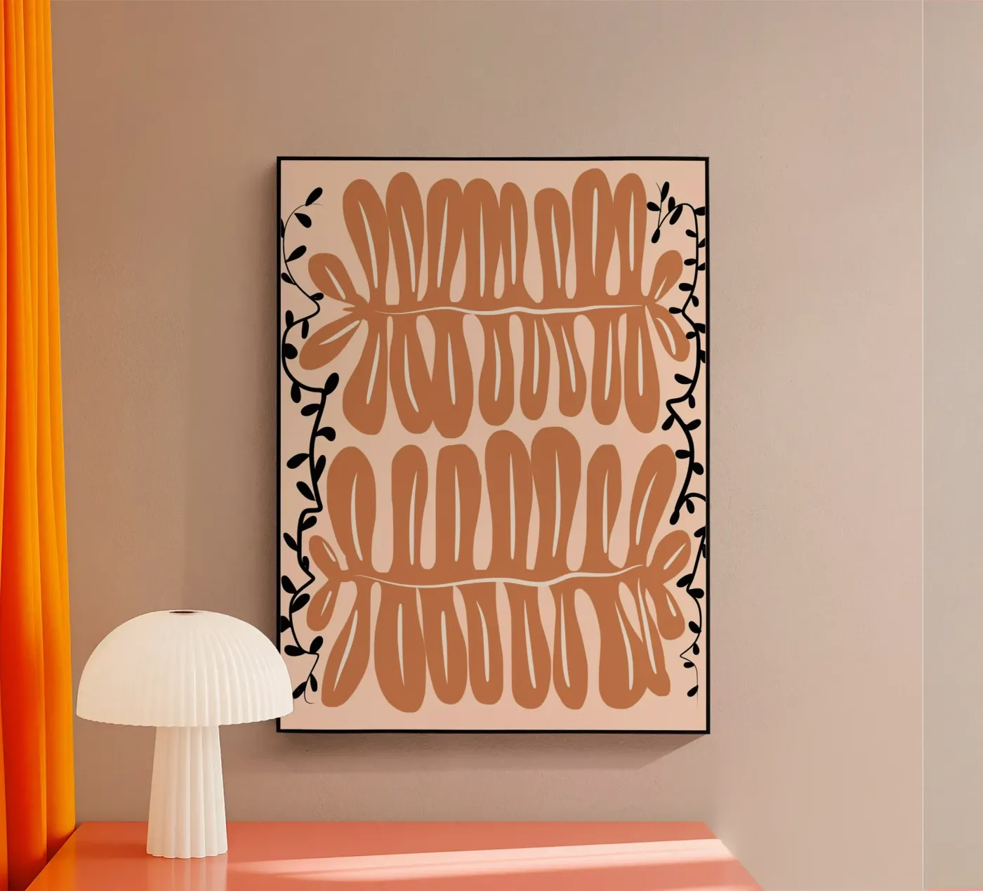 Gedroogd zeewier acryl van Little Dean