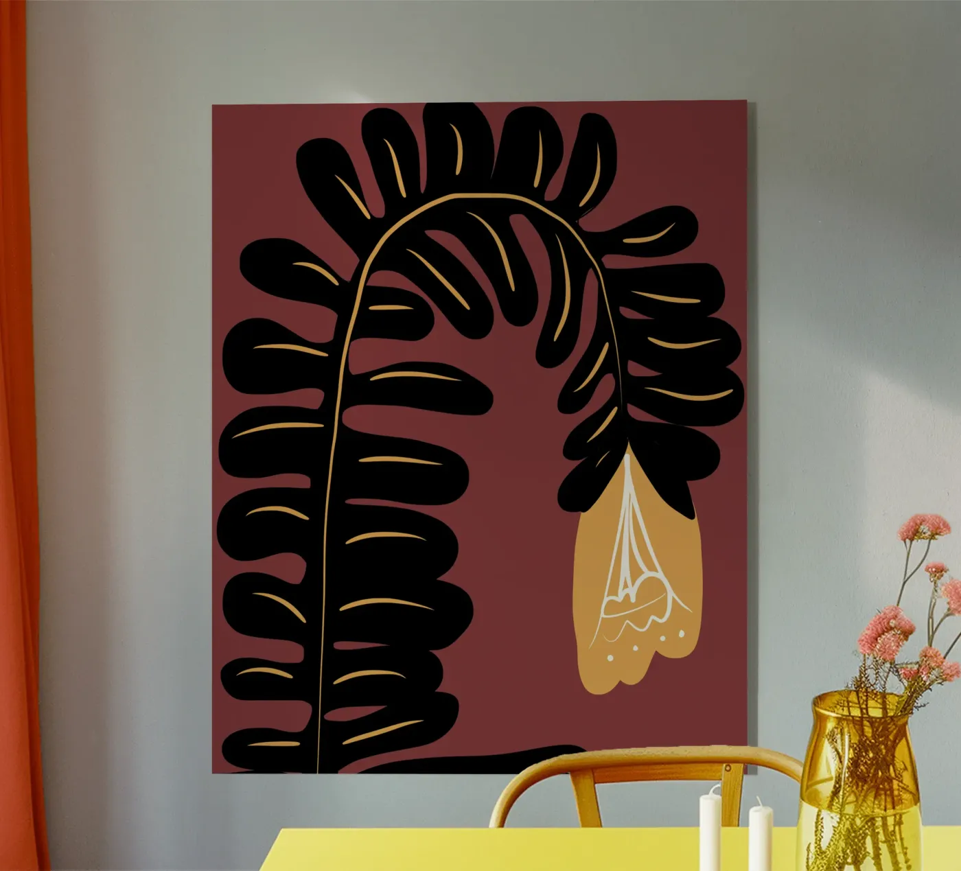 Oro cadente plexiglass da Little Dean