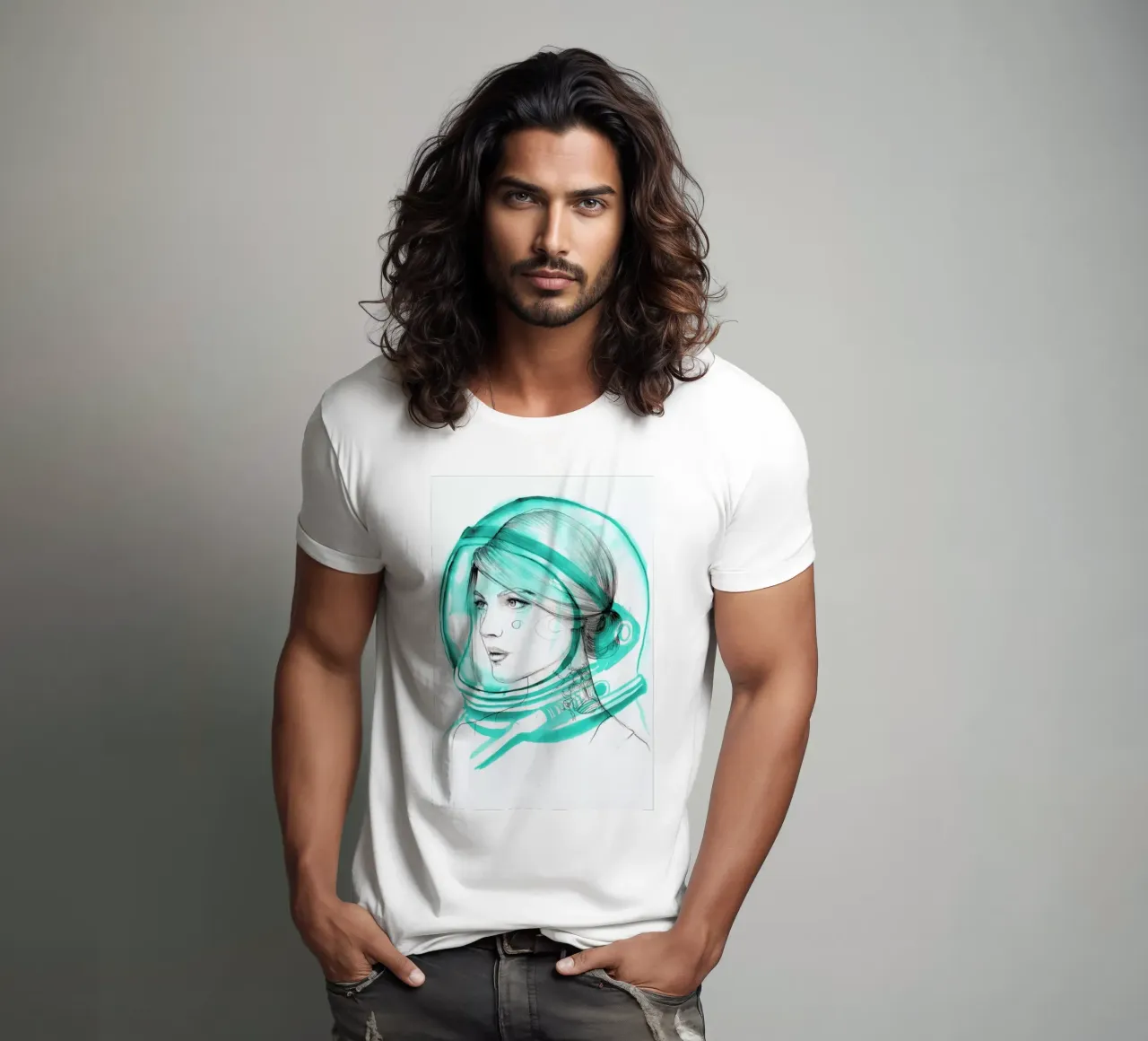 Astronaut t-shirt da Ina Stanimirova