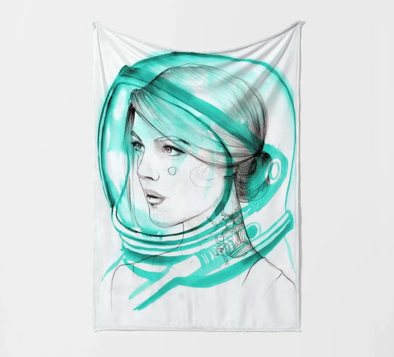 Astronaut coperta in pile da Ina Stanimirova