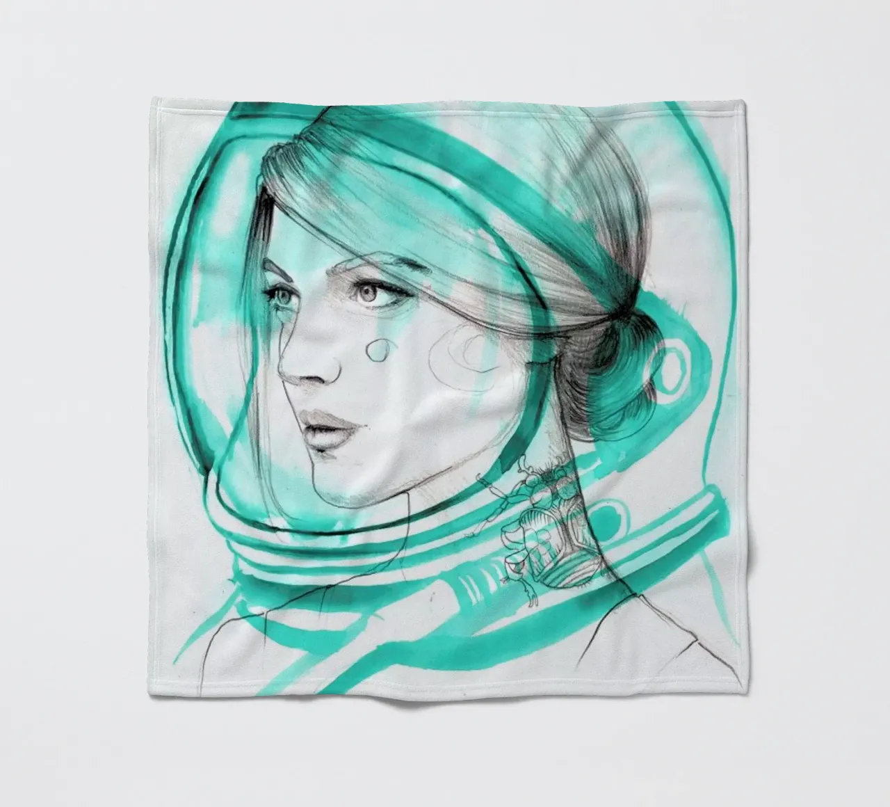 Astronaut coperta in pile da Ina Stanimirova