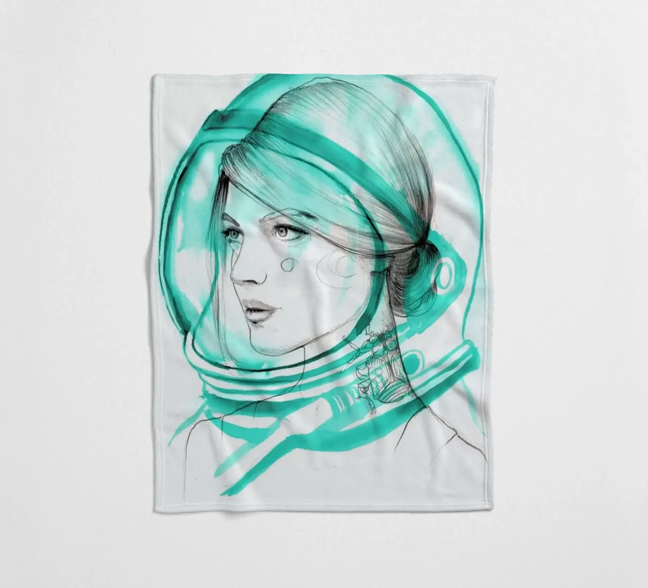 Astronaut coperta in pile da Ina Stanimirova
