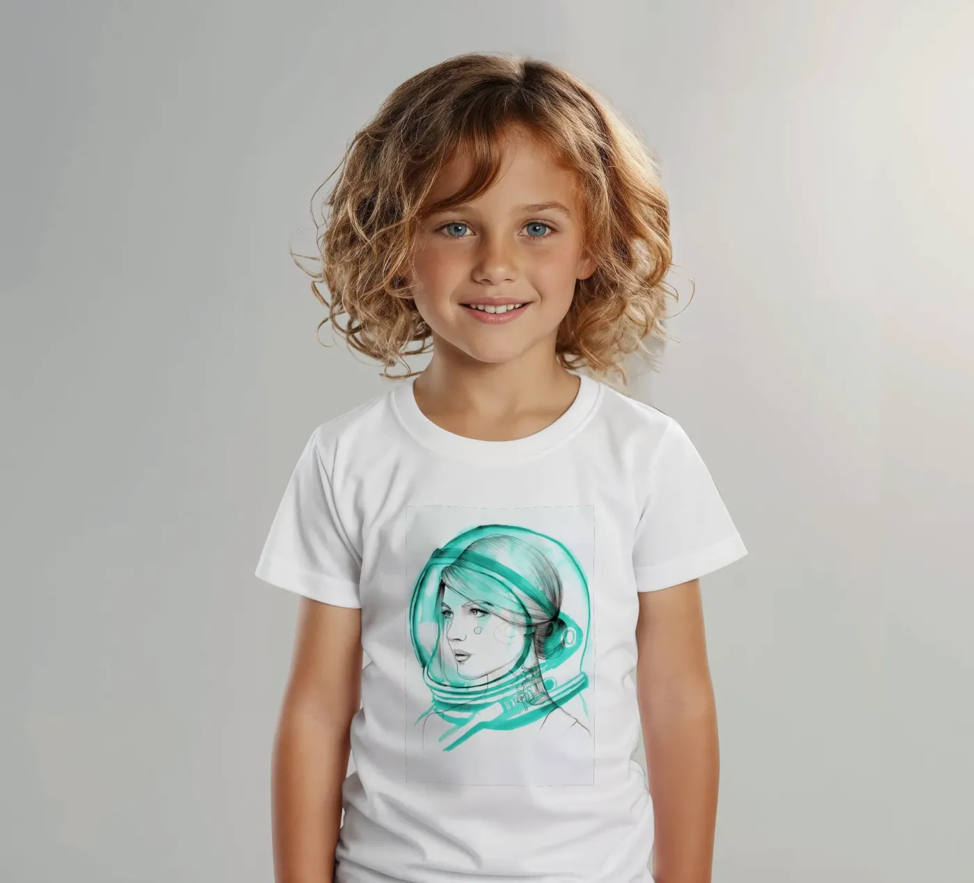 Astronaut t-shirt bambini da Ina Stanimirova