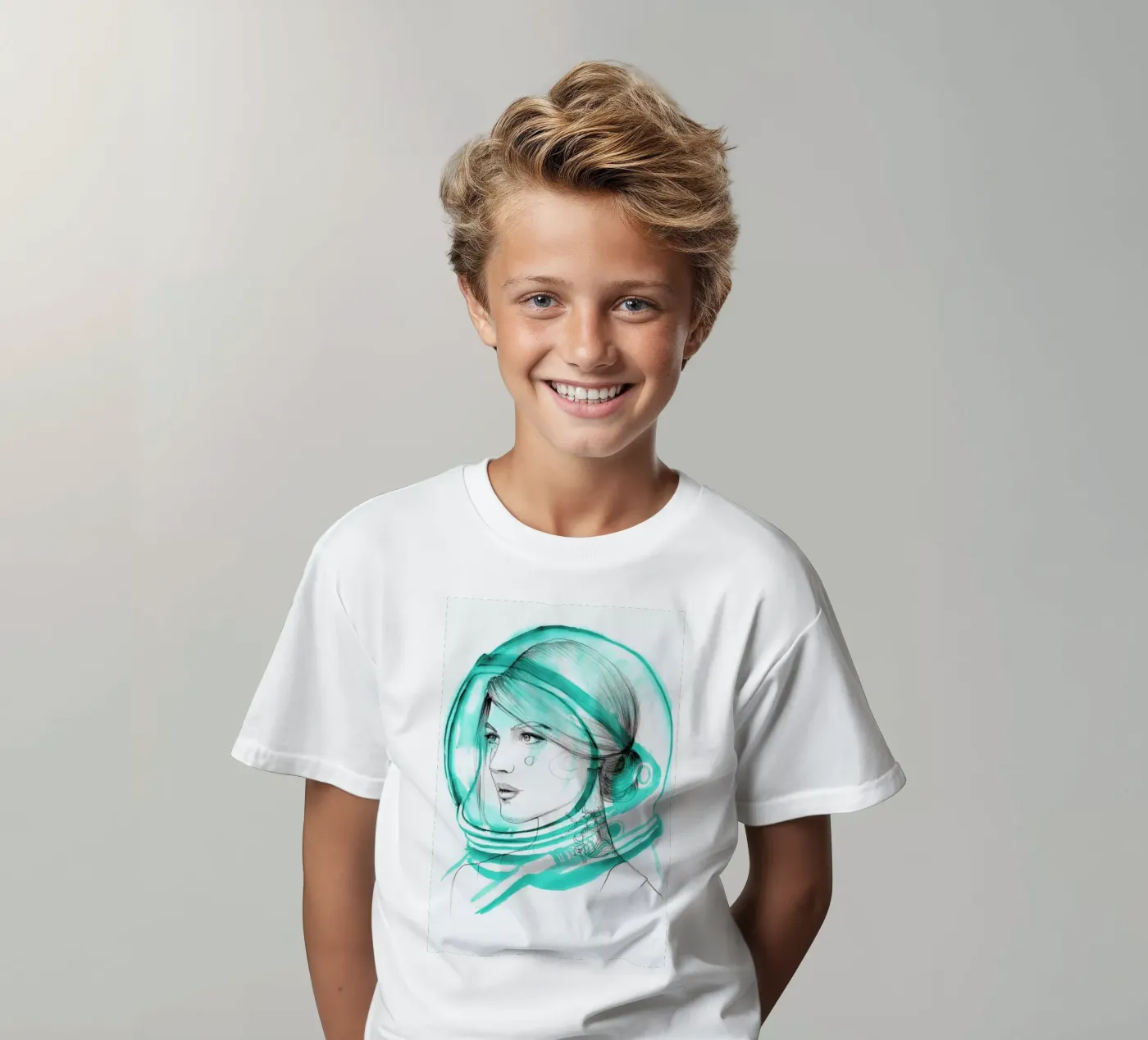 Astronaut t-shirt bambini da Ina Stanimirova