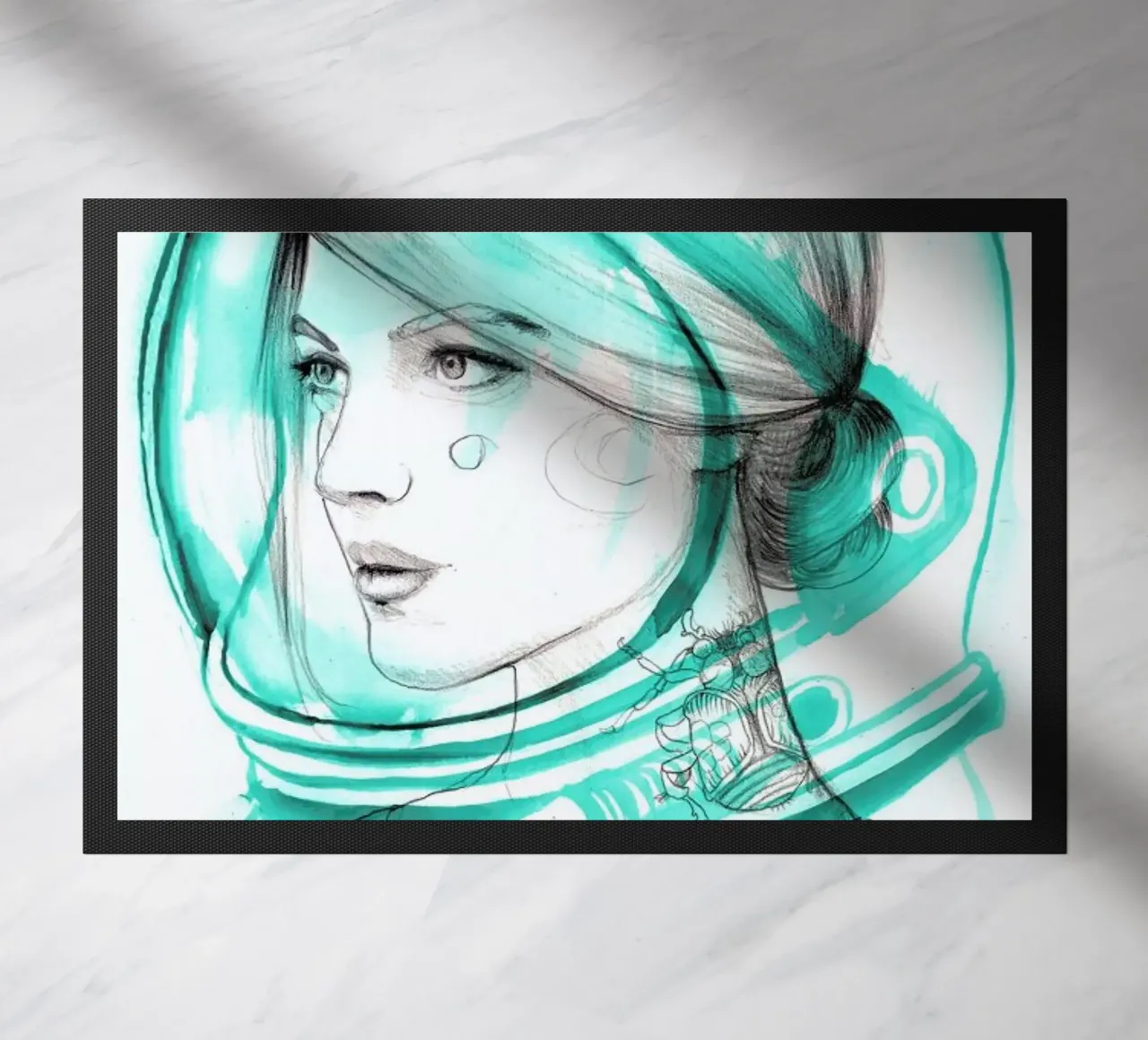 Astronaut deurmat van Ina Stanimirova