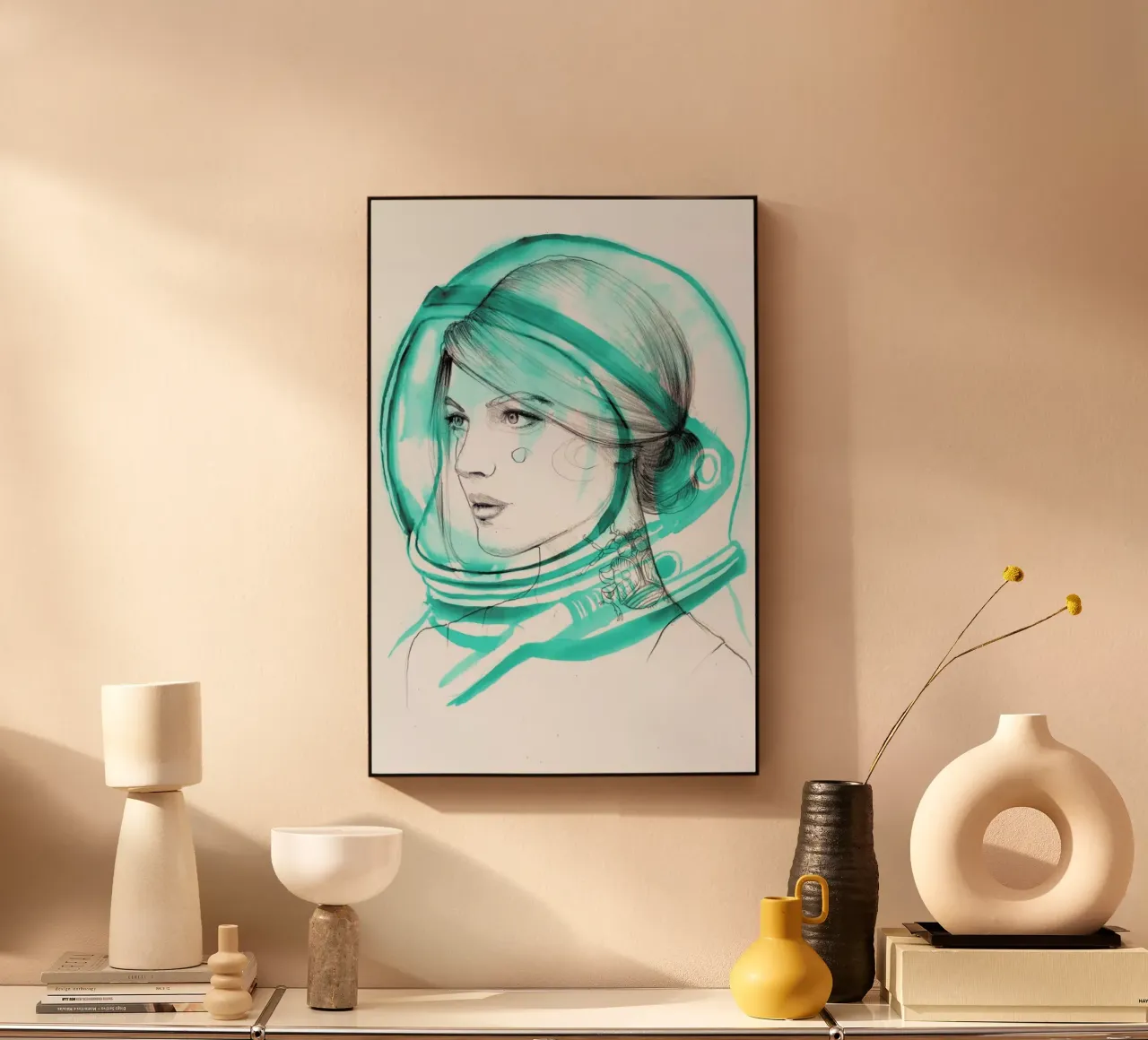 Astronaut plexiglass da Ina Stanimirova