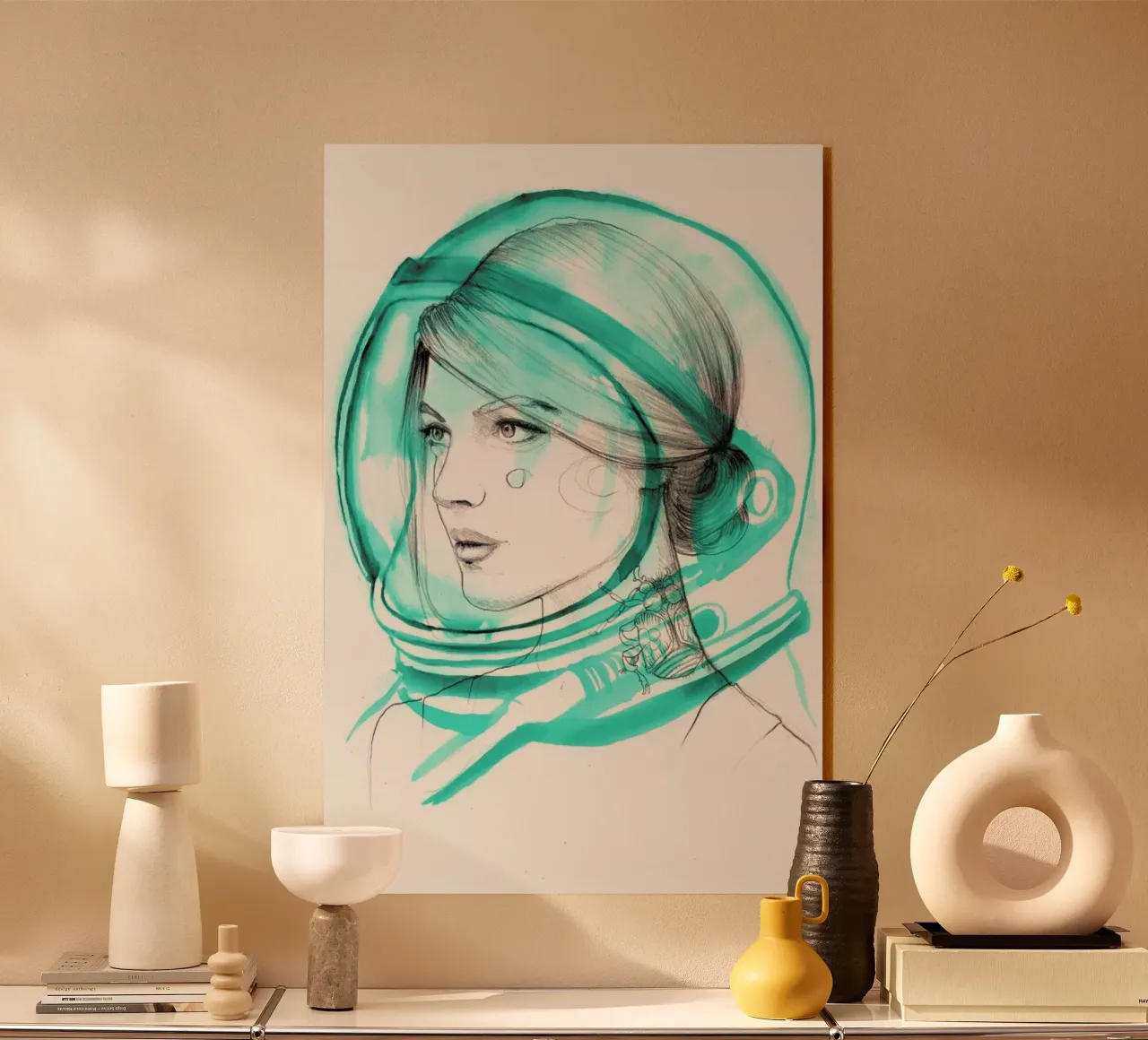 Astronaut plexiglass da Ina Stanimirova