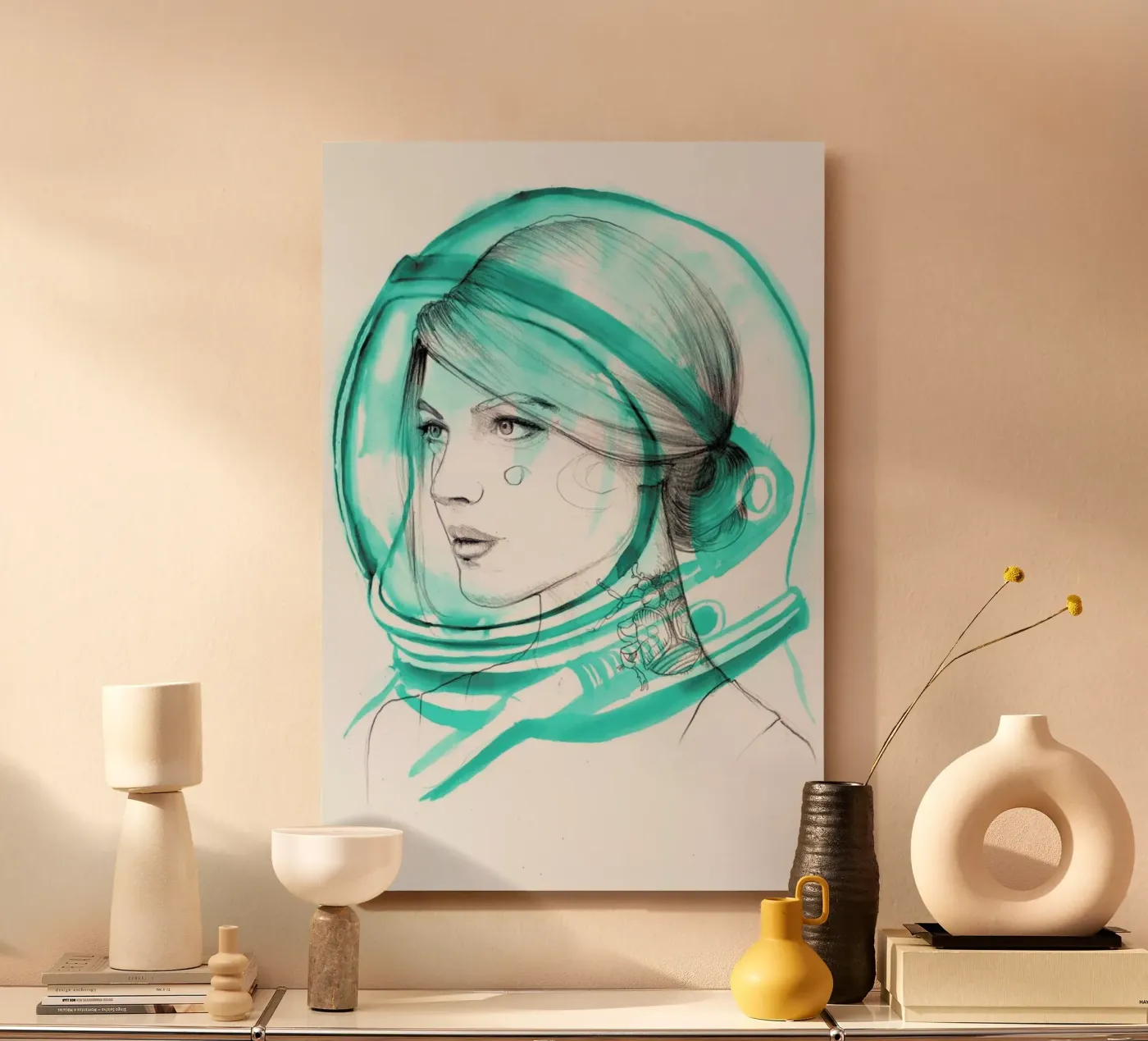 Astronaut alluminio dibond da Ina Stanimirova