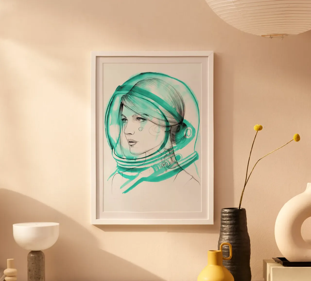 Astronaut carta hahnemühle da Ina Stanimirova
