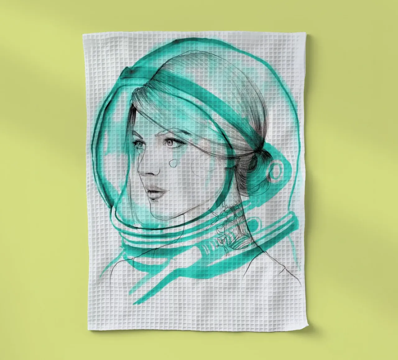 Astronaut canovaccio da cucina da Ina Stanimirova