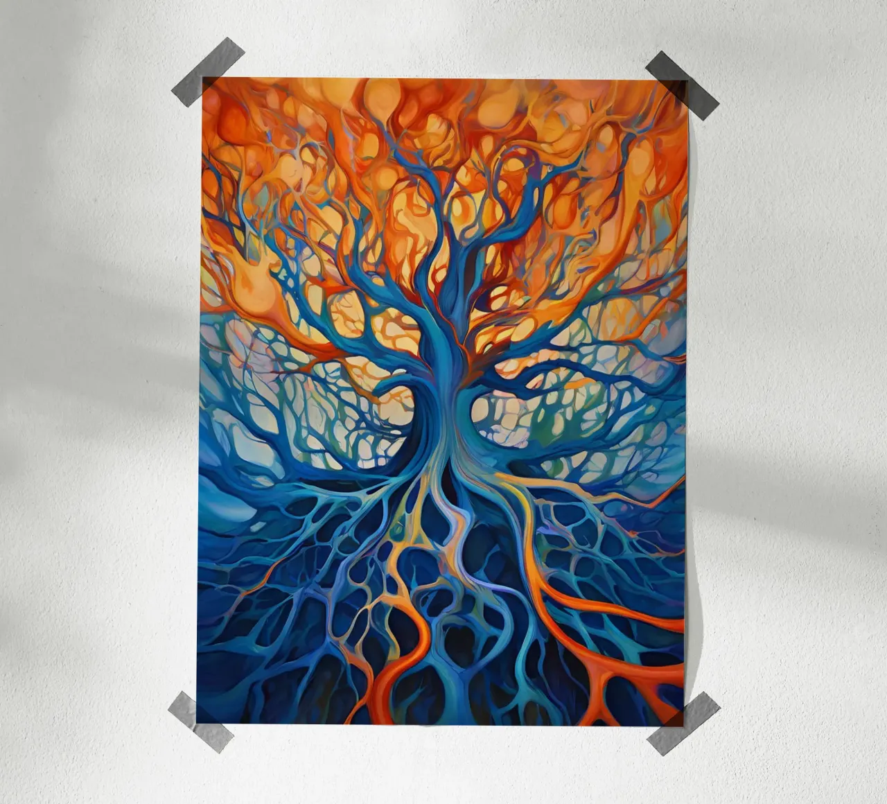 Arazzo floreale poster da Artistic-shop