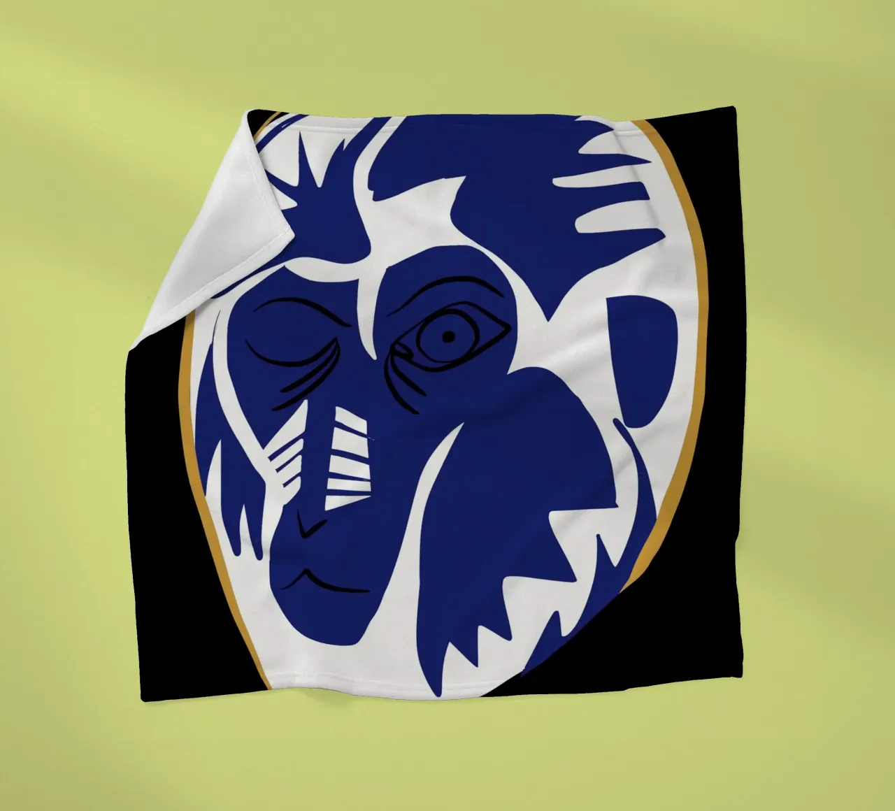 Baboon fleecedeken van Little Dean