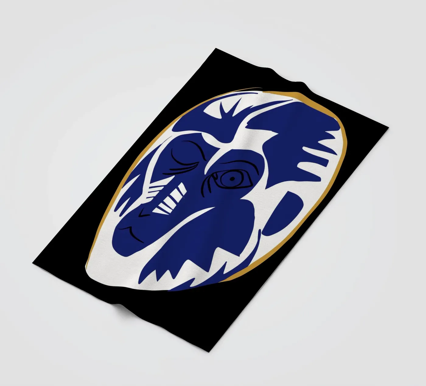 Babouin plaid polaire de Little Dean