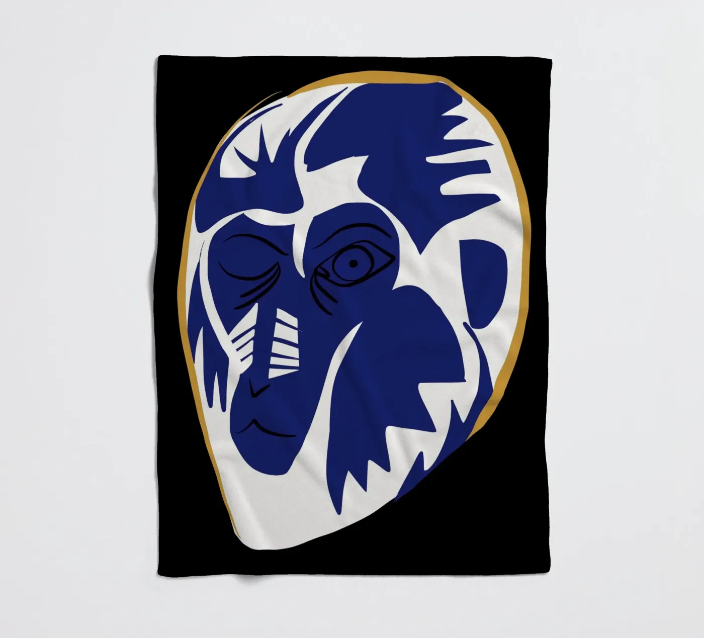 Babouin plaid polaire de Little Dean