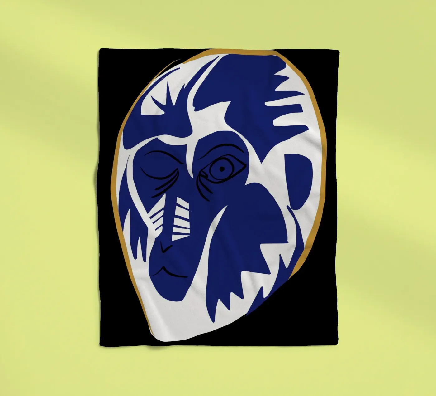 Babouin plaid polaire de Little Dean