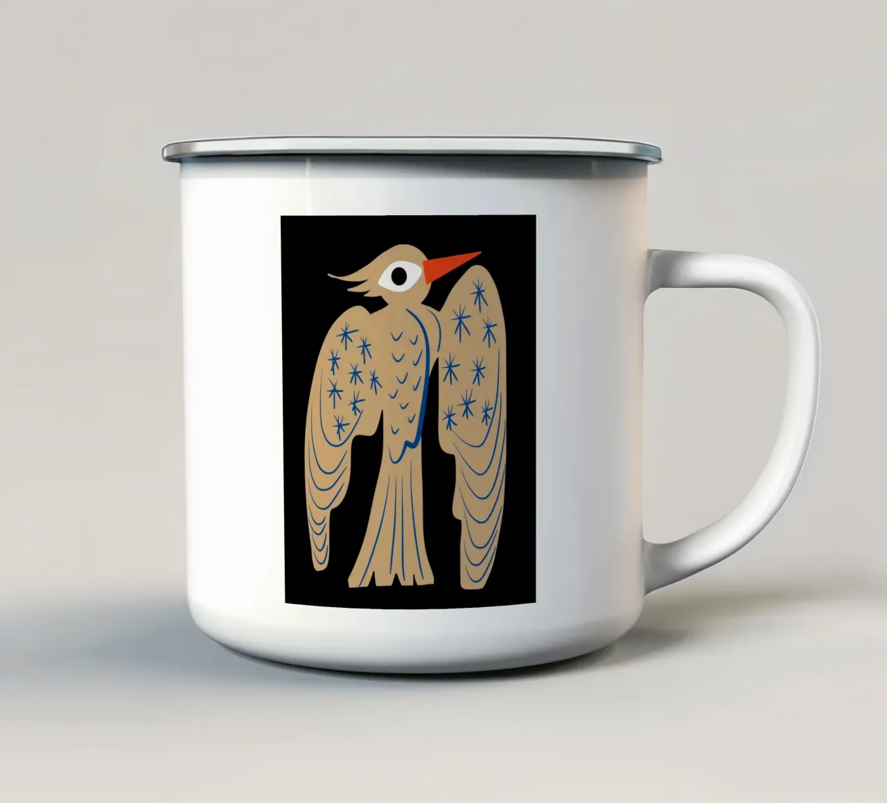 Picchio tazza in smalto da Little Dean