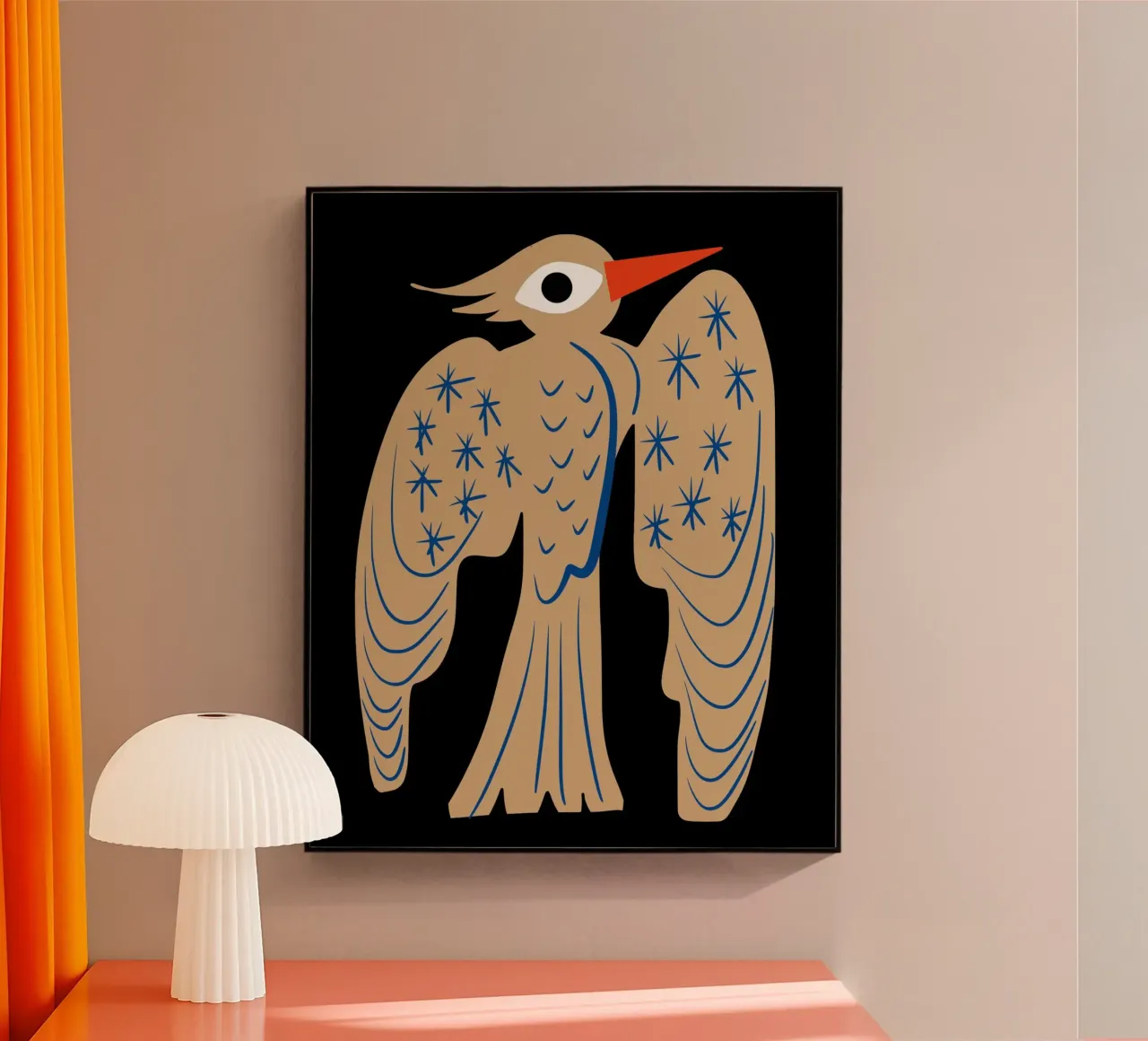 Woodpecker acryl van Little Dean