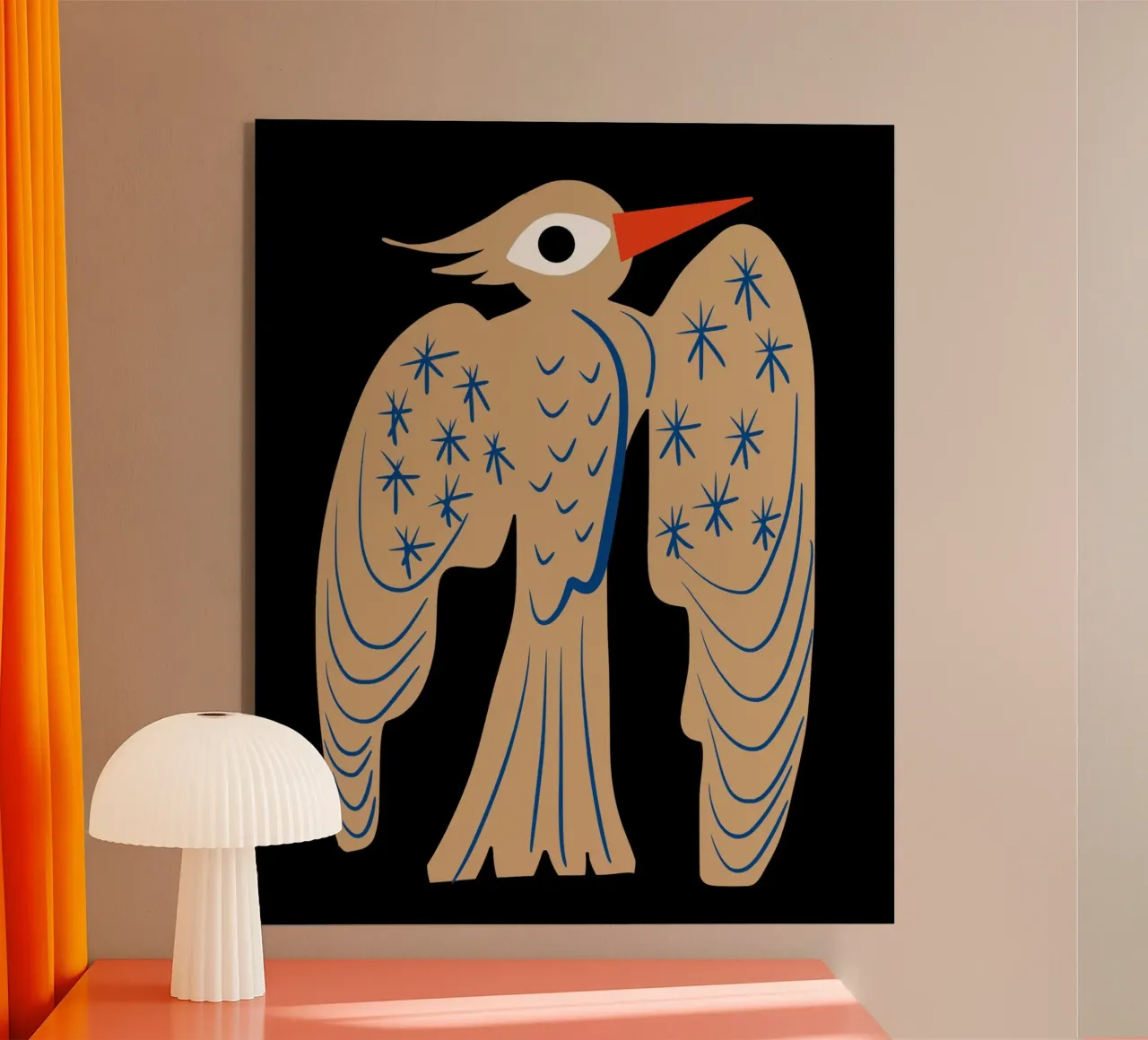 Woodpecker acryl van Little Dean