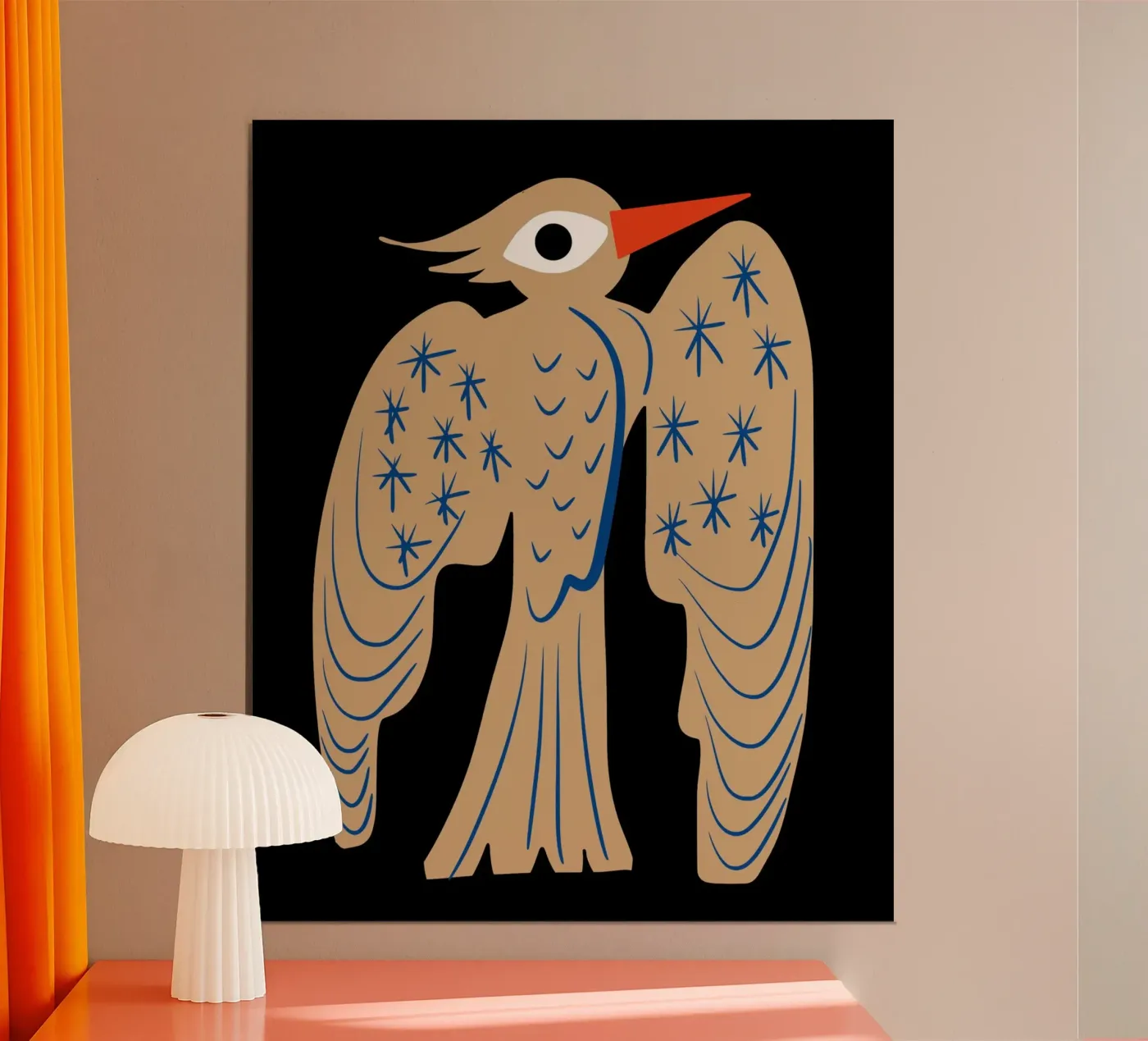 Woodpecker poster van Little Dean