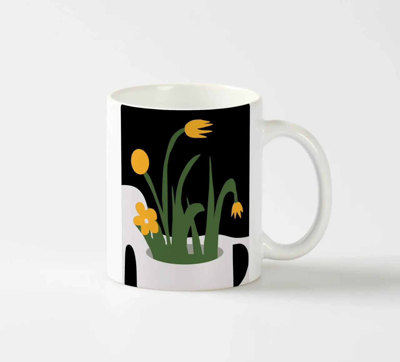 Pianta in vaso tazza in ceramica da Little Dean