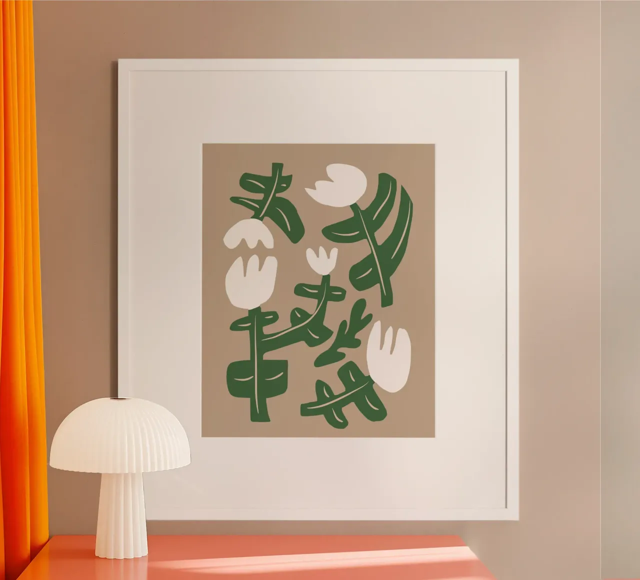 Composizione di fiori bianchi carta hahnemühle da Little Dean