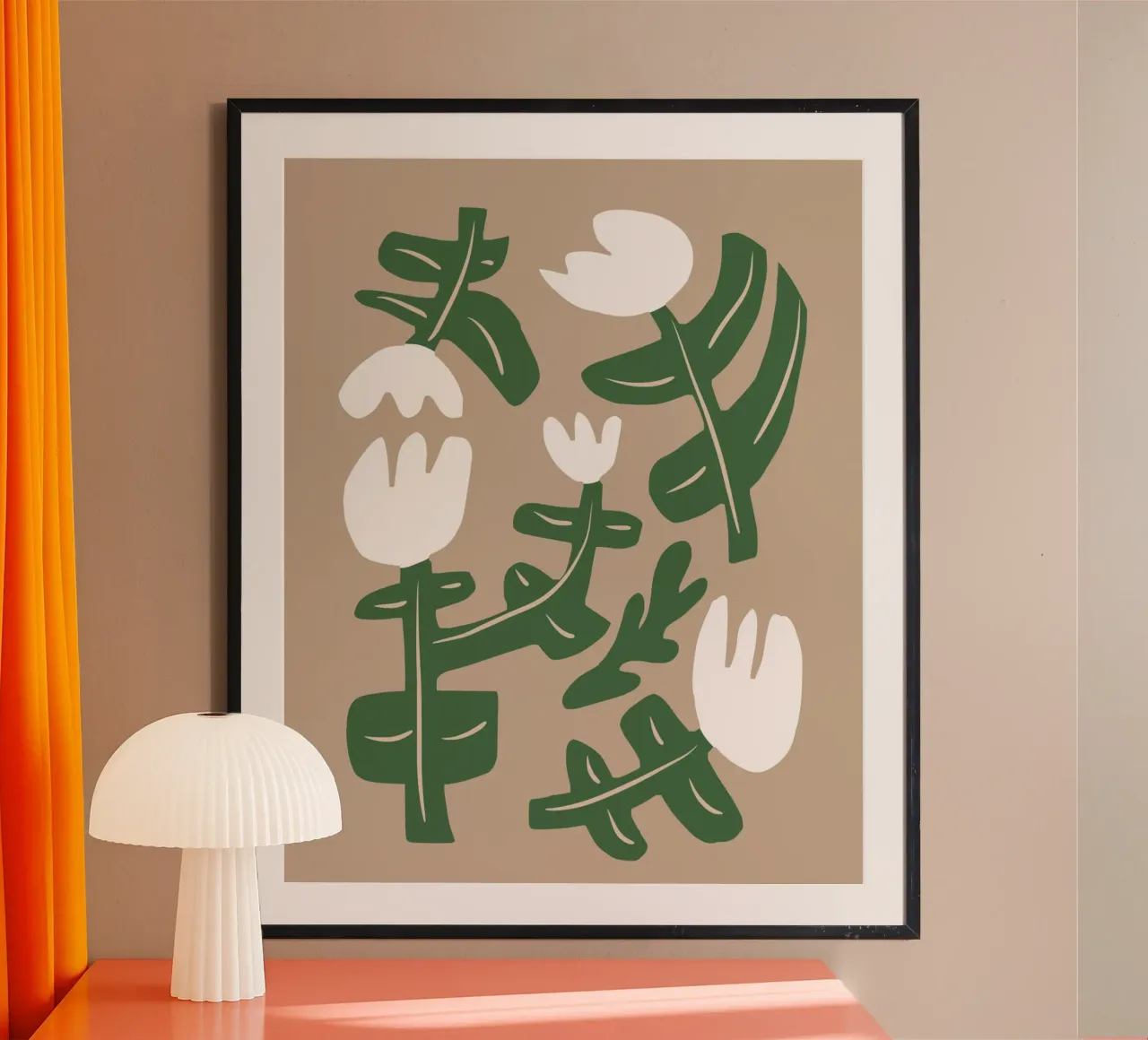 Composizione di fiori bianchi carta hahnemühle da Little Dean