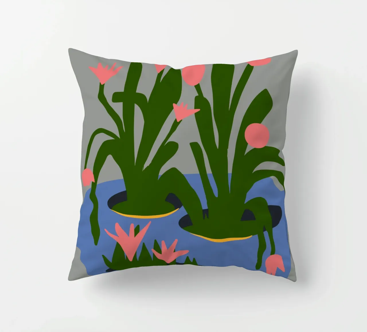 Piante in vaso 03 cuscino da Little Dean