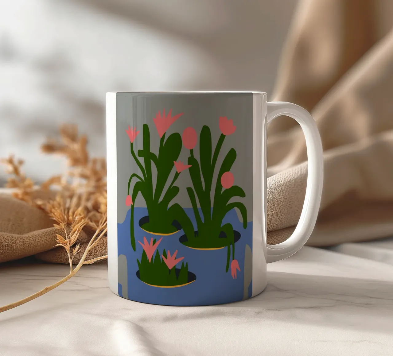 Piante in vaso 03 tazza in ceramica da Little Dean