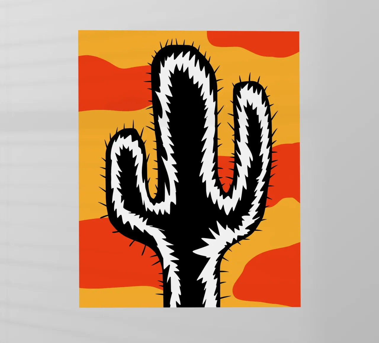 Cactus eclettico pellicola backlit da Little Dean