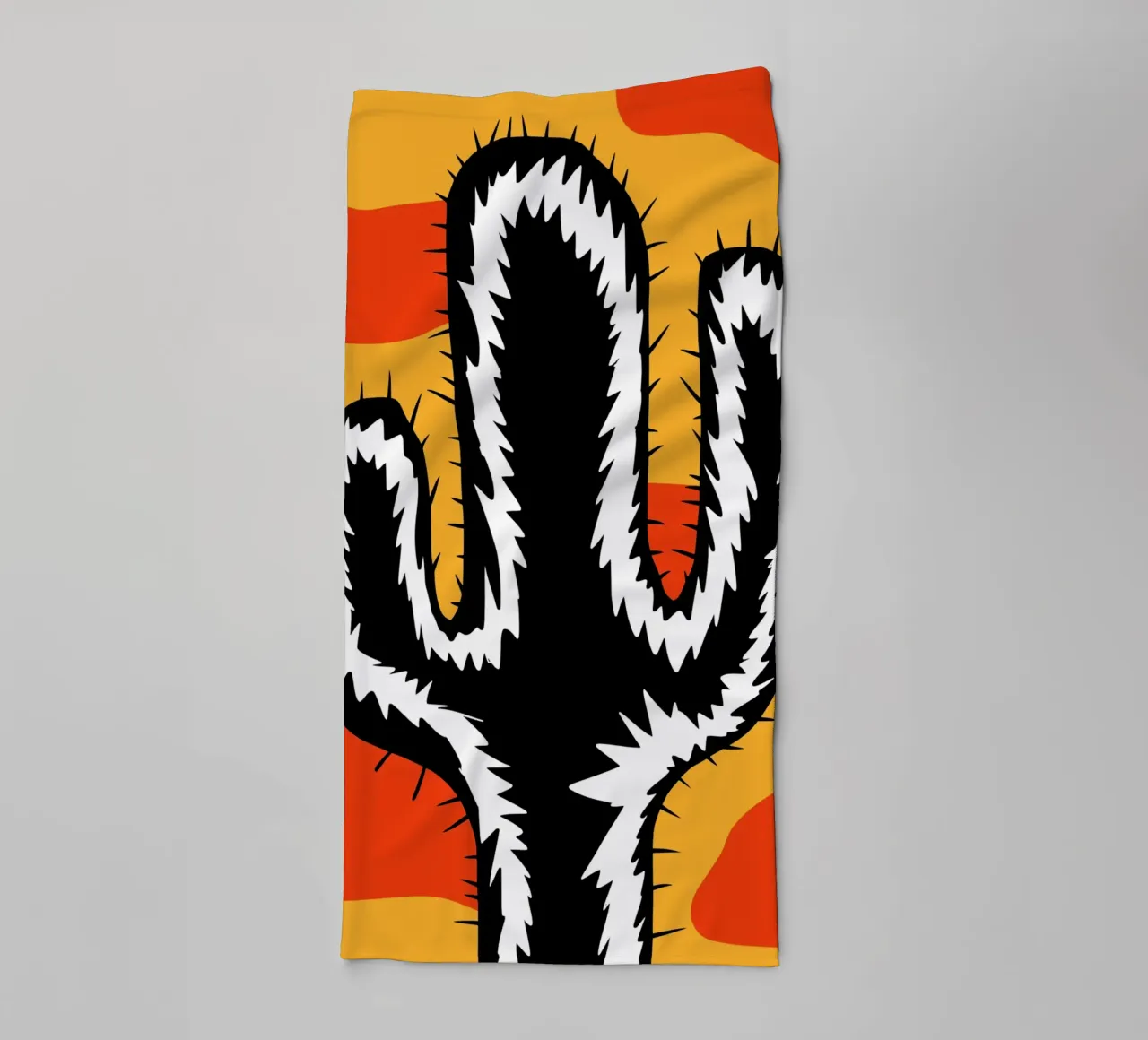 Cactus eclettico asciugamano da bagno da Little Dean