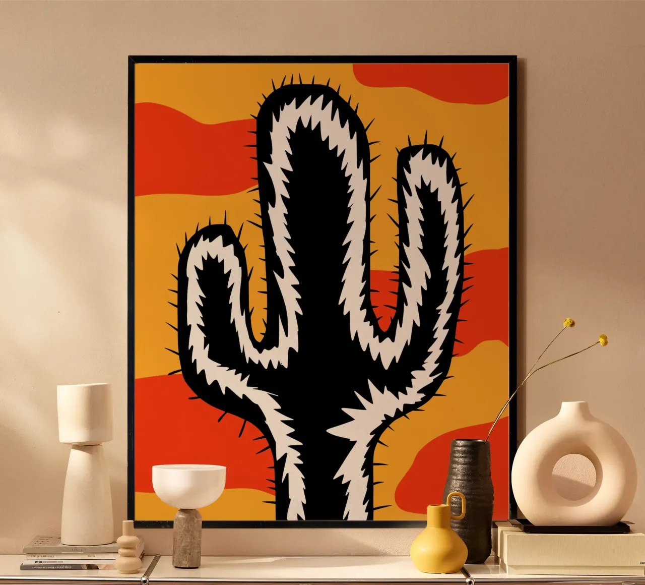 Cactus eclettico carta hahnemühle da Little Dean