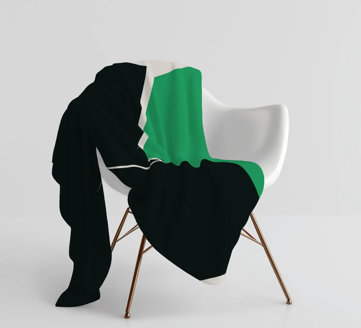 Groot abstract 01 fleecedeken van Little Dean