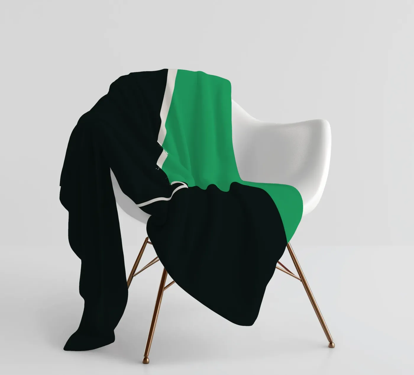 Groot abstract 01 fleecedeken van Little Dean