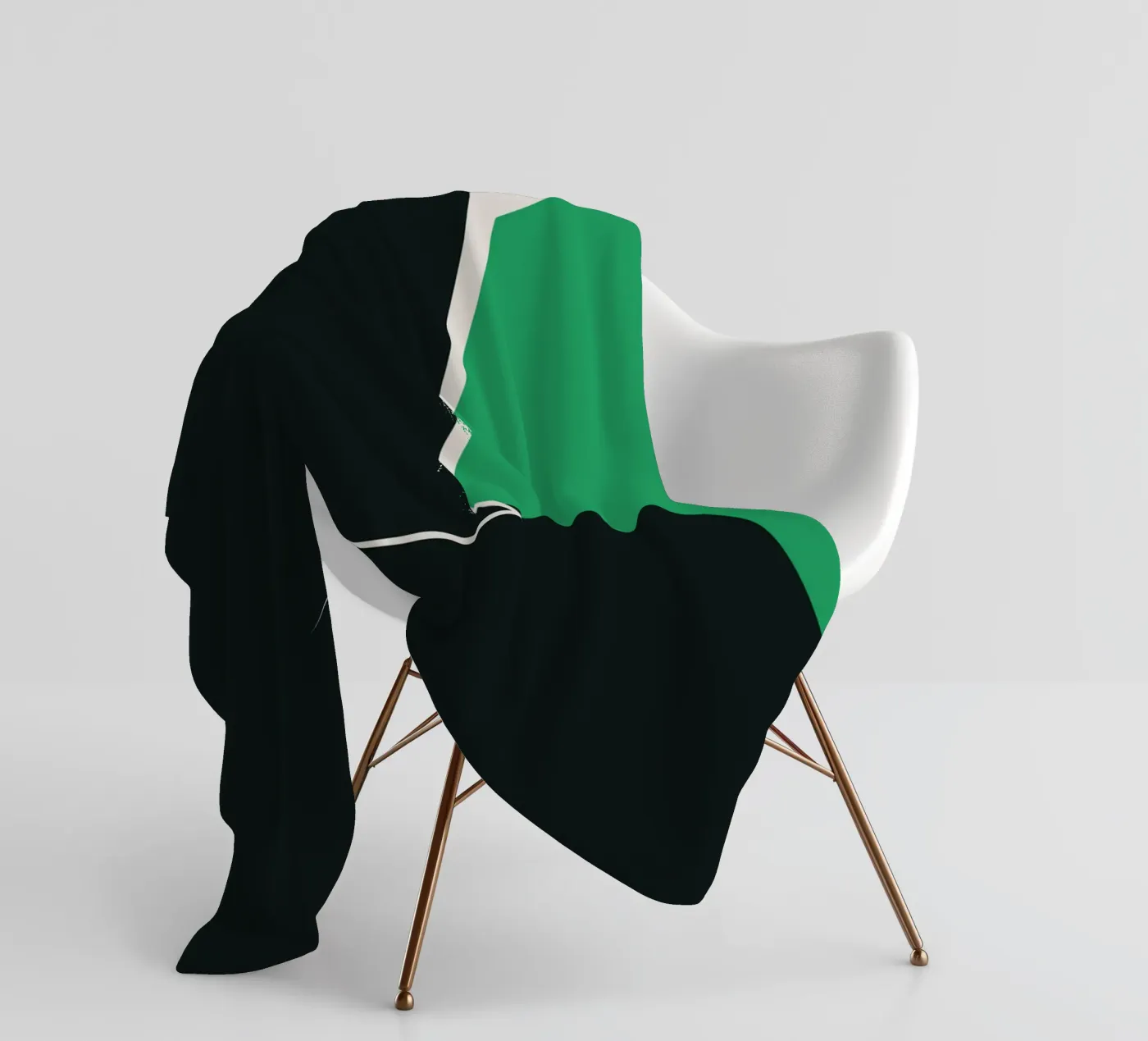 Groot abstract 01 fleecedeken van Little Dean