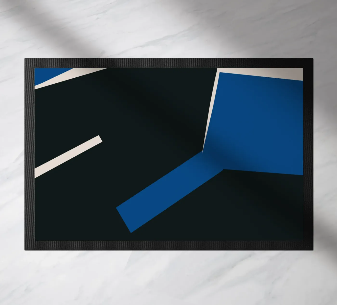 Groot abstract 02 deurmat van Little Dean